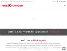 Tablet Screenshot of fireranger.com